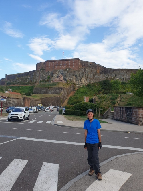 J25 Belfort, le Lion de Bartholdi et la citadelle.