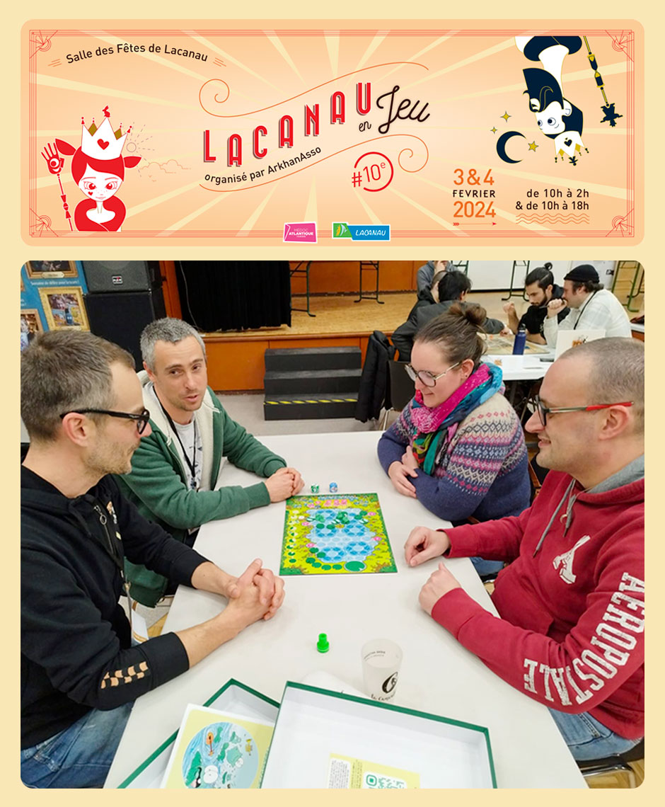 Concours de créateurs de jeux de société à Lacanau